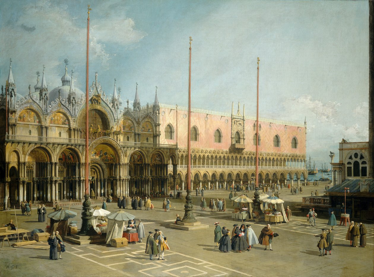 A Szent Márk tere, Velence, 1742-44 alkotó: Giovanni Antonio Canal