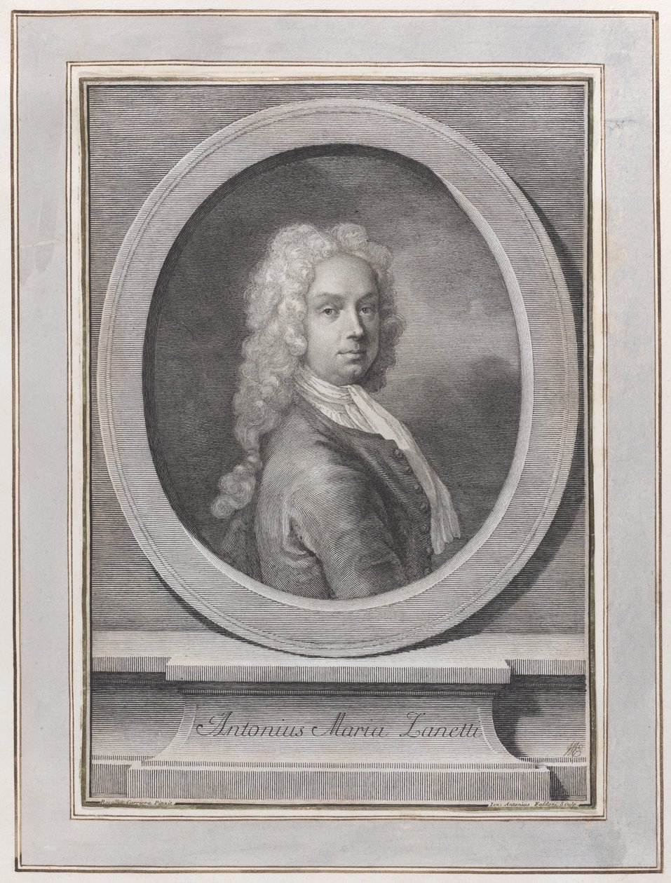 Idősebb Anton Maria Zanetti portréja, kb. 1725. alkotó: Giovanni Antonio Faldoni