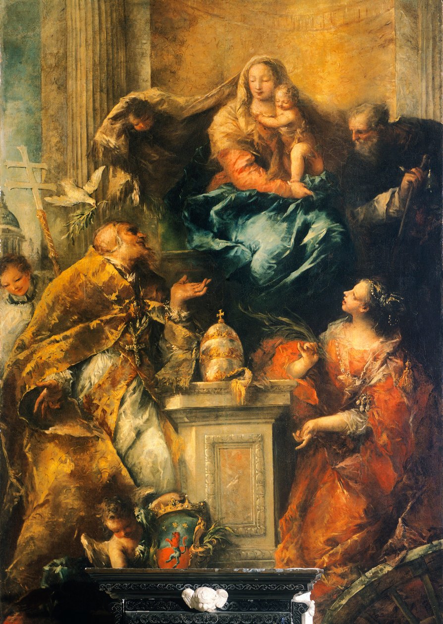 Ferri oltárkép, c. 1755 (olaj, vászon) alkotó: Giovanni Antonio Guardi