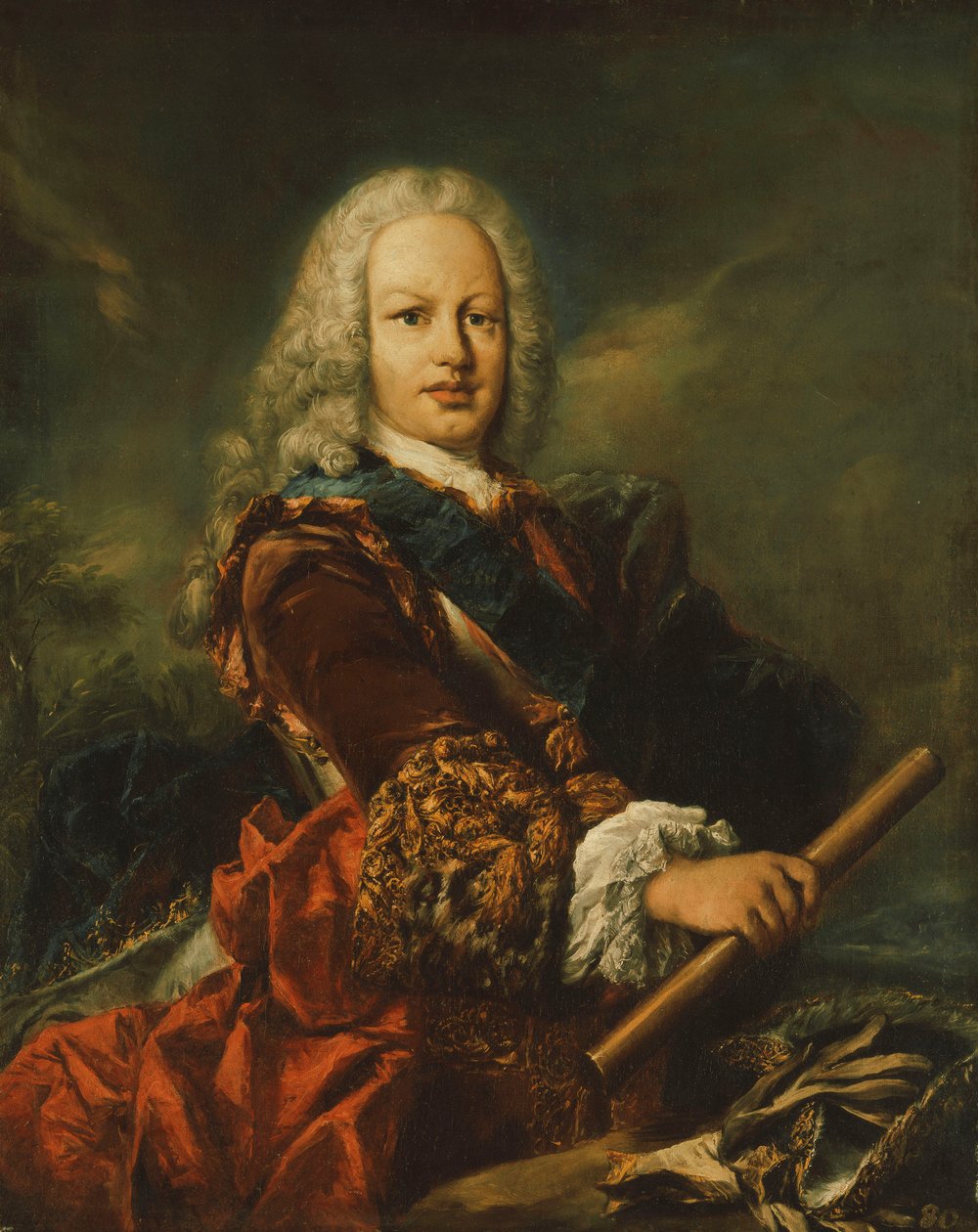 VI. Ferdinánd spanyol király portréja alkotó: Giovanni Antonio Guardi