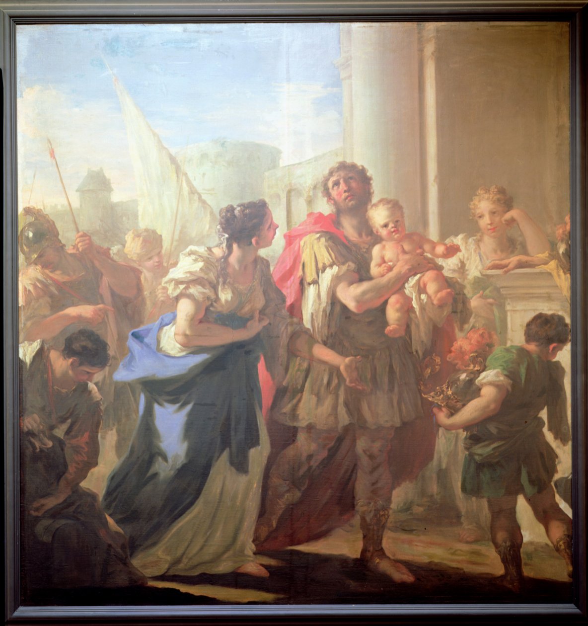 Hector és Andromache, 1708-1710 körül (olaj, vászon) alkotó: Giovanni Antonio Pellegrini