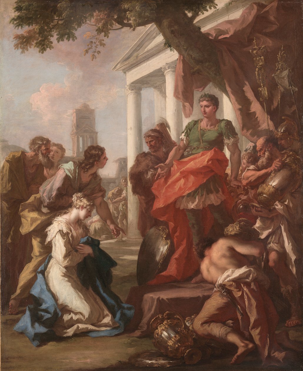 Scipio kontinenciája alkotó: Giovanni Antonio Pellegrini