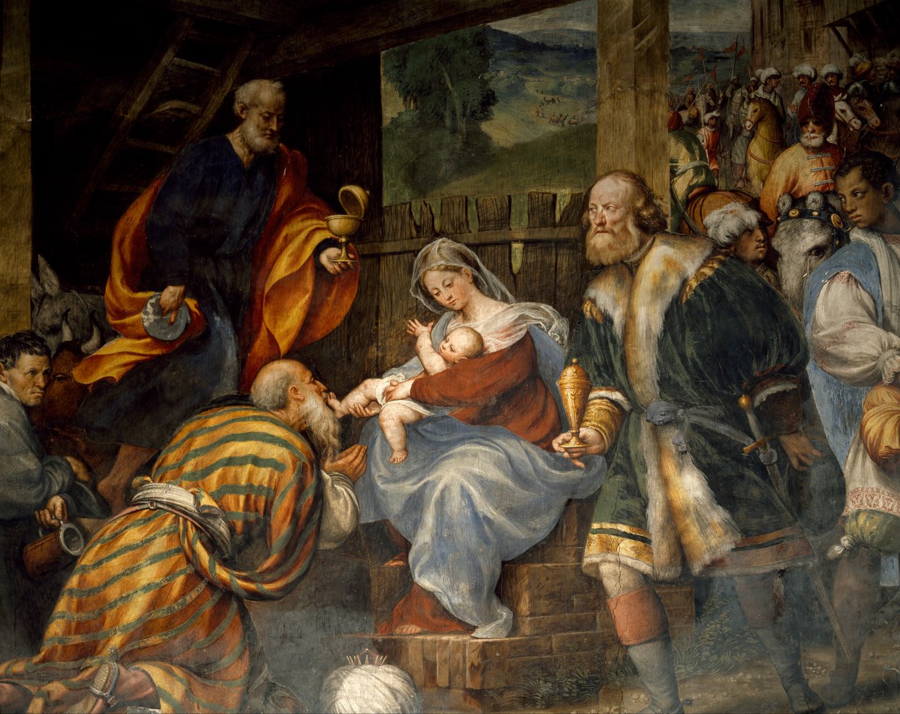 A mágusok imádása alkotó: Giovanni Antonio Pordenone