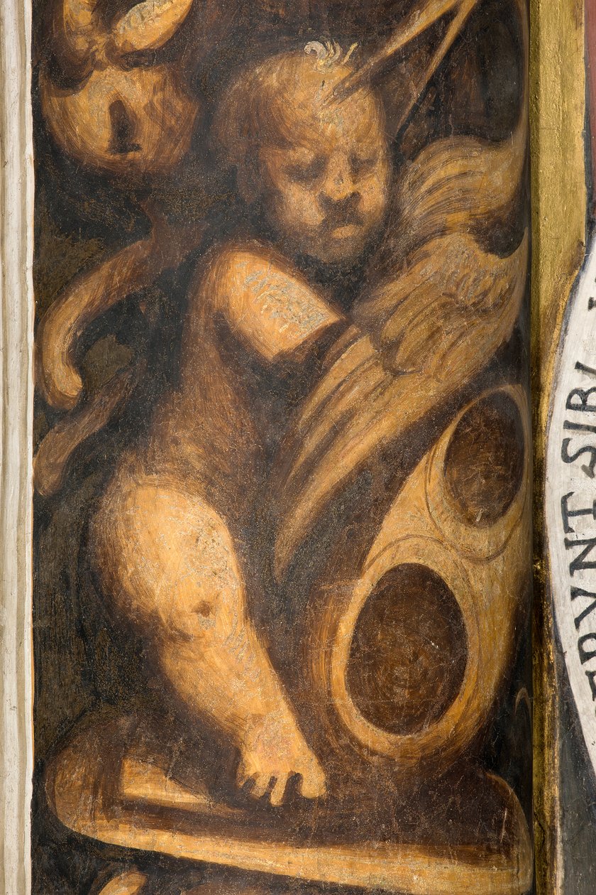 Central Ave, Lesena felső rész főváros felett First and Second Span South, IL Pordenone, Putto, Detail alkotó: Giovanni Antonio Pordenone