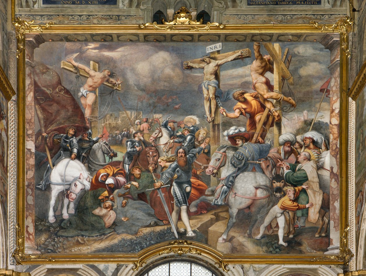 Counterfaccata, IL Pordenone, Keresztre feszítés 1520-21 alkotó: Giovanni Antonio Pordenone
