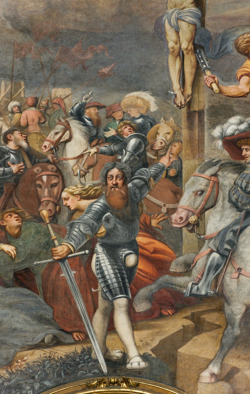 Counterfaccata, IL Pordenone, Keresztre feszítés 1520-21, Részlet alkotó: Giovanni Antonio Pordenone