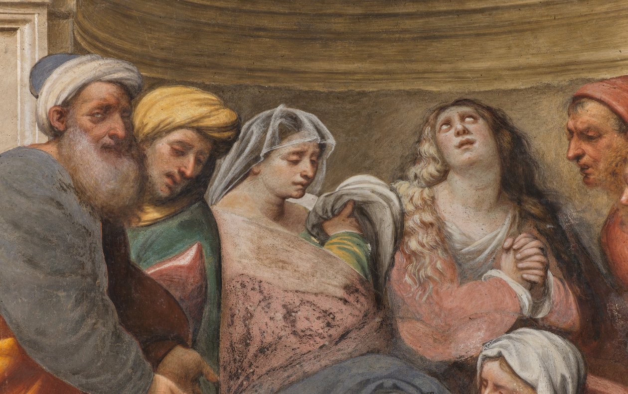 Counterfaccata, IL Pordenone, Deposition 1522, Detail alkotó: Giovanni Antonio Pordenone