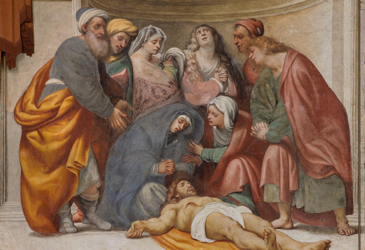 Counterfaccata, IL Pordenone, Deposition 1522, Detail alkotó: Giovanni Antonio Pordenone
