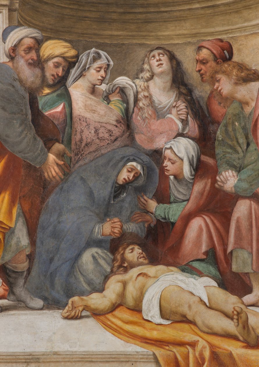 Counterfaccata, IL Pordenone, Deposition 1522, Detail alkotó: Giovanni Antonio Pordenone