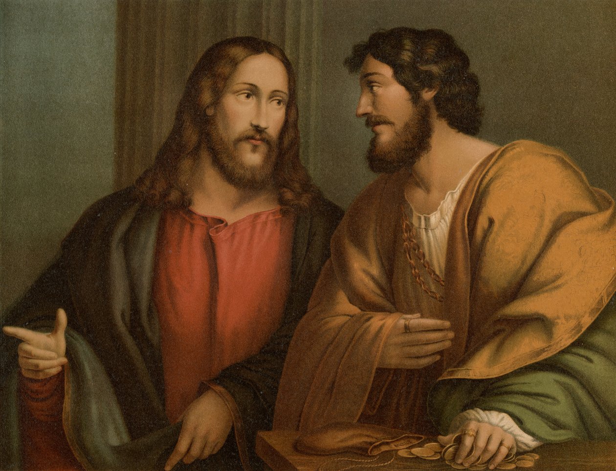 Máté hívása alkotó: Giovanni Antonio Pordenone