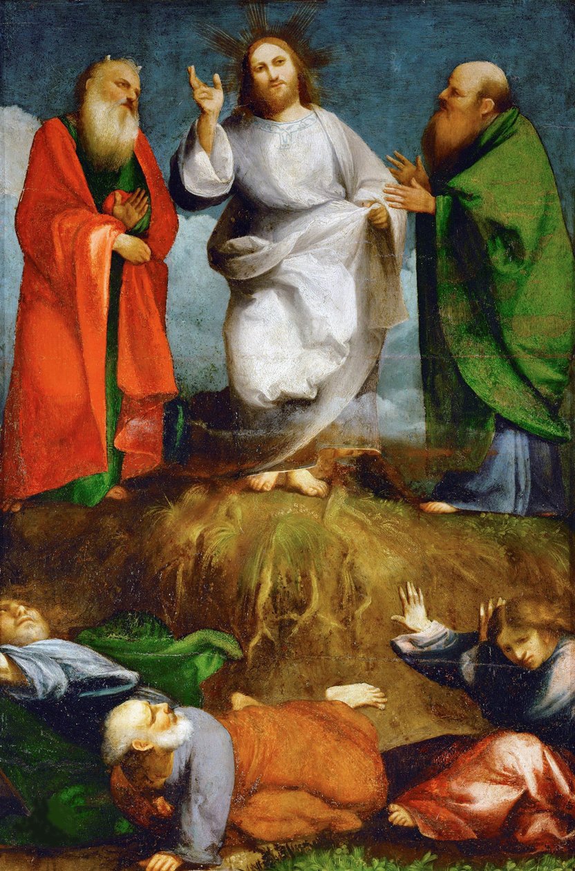 Jézus színeváltozása, 1518. alkotó: Giovanni Antonio Pordenone