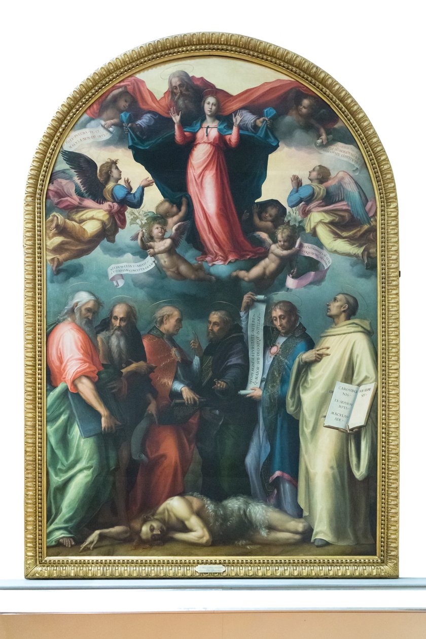 Vita a makulátlan fogantatásról alkotó: Giovanni Antonio Sogliani