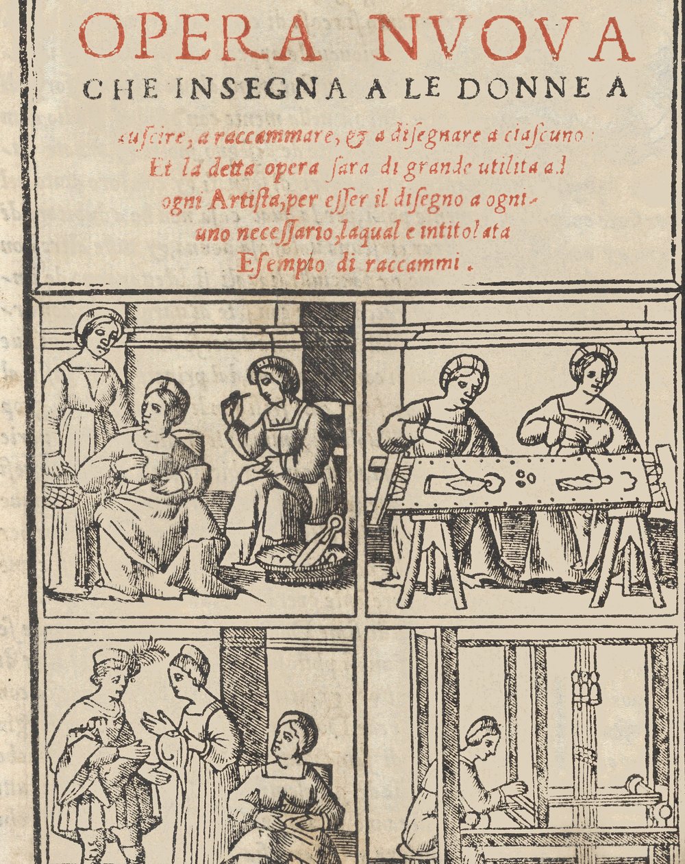 Példa a recammira, 1530. alkotó: Giovanni Antonio Tagliente