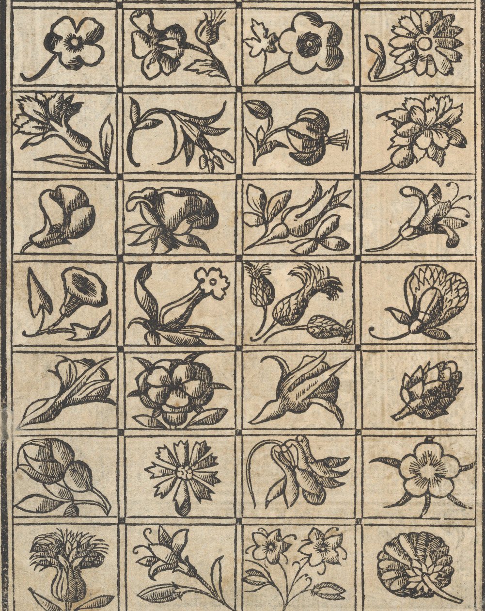 Példa a recammira, 10. oldal, 1530. oldal. alkotó: Giovanni Antonio Tagliente