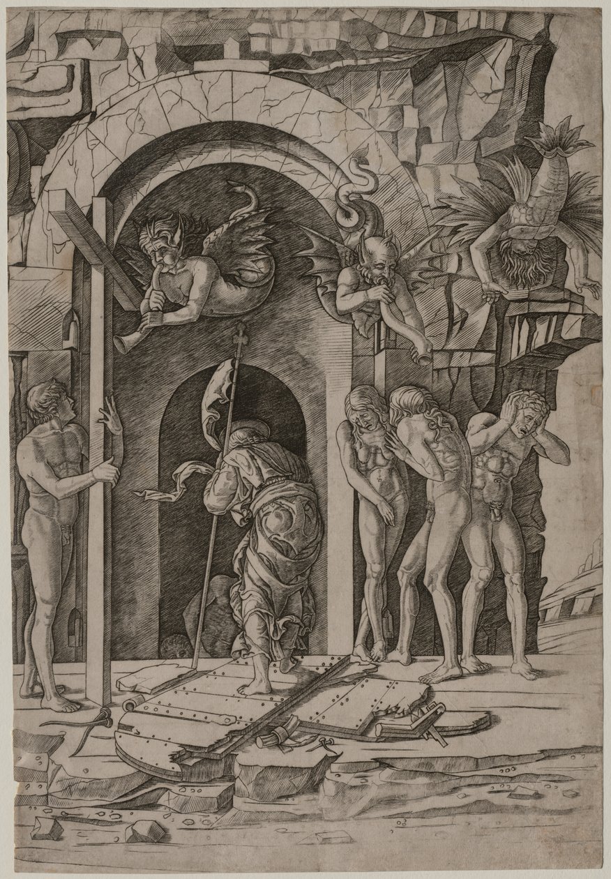 Leszállás Limbóba alkotó: Giovanni Antonio da Brescia