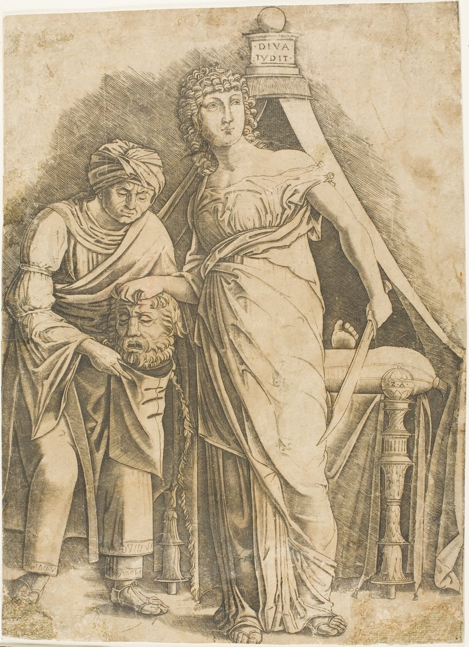 Judit a Holofernész fejével alkotó: Giovanni Antonio da Brescia