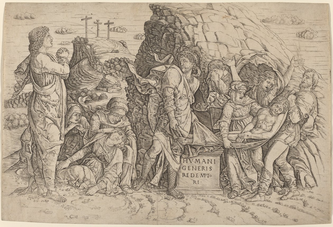 A síremlék alkotó: Giovanni Antonio da Brescia, after Andrea Mantegna