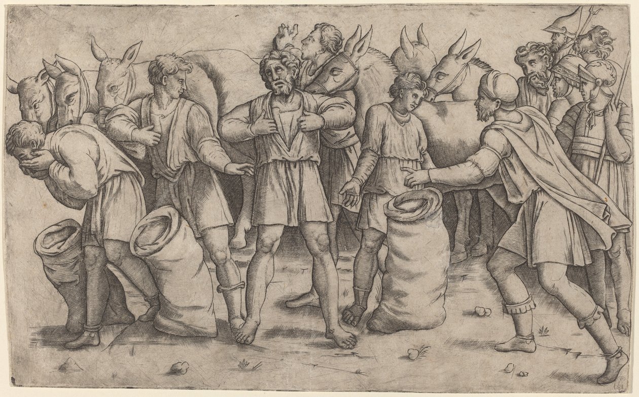 József Kupa felfedezése alkotó: Giovanni Antonio da Brescia after Baldassare Peruzzi