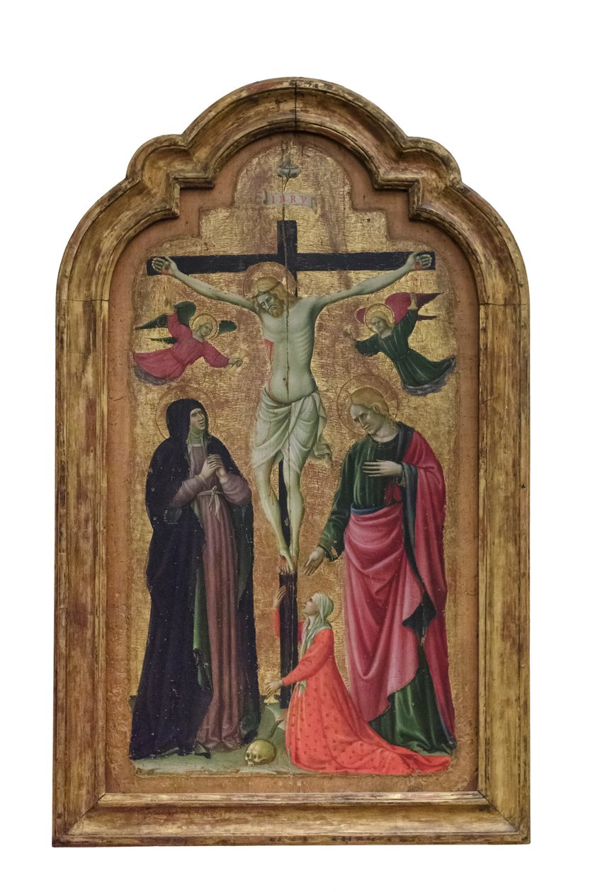 Keresztrefeszítés Szent Luciával, 1465-70 körül (tempera, fa) alkotó: Giovanni Antonio da Pesaro
