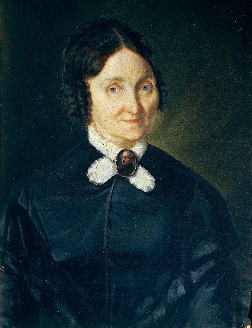 Donna Tecla Antonini de Laska portréja, Giovanni Baccarlino, olaj, vászon, 47x63 cm alkotó: Giovanni Baccarlino