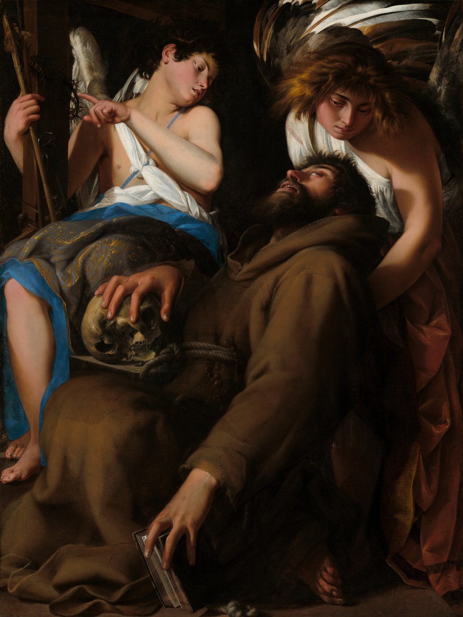 Szent Ferenc extázisa, 1601. alkotó: Giovanni Baglione