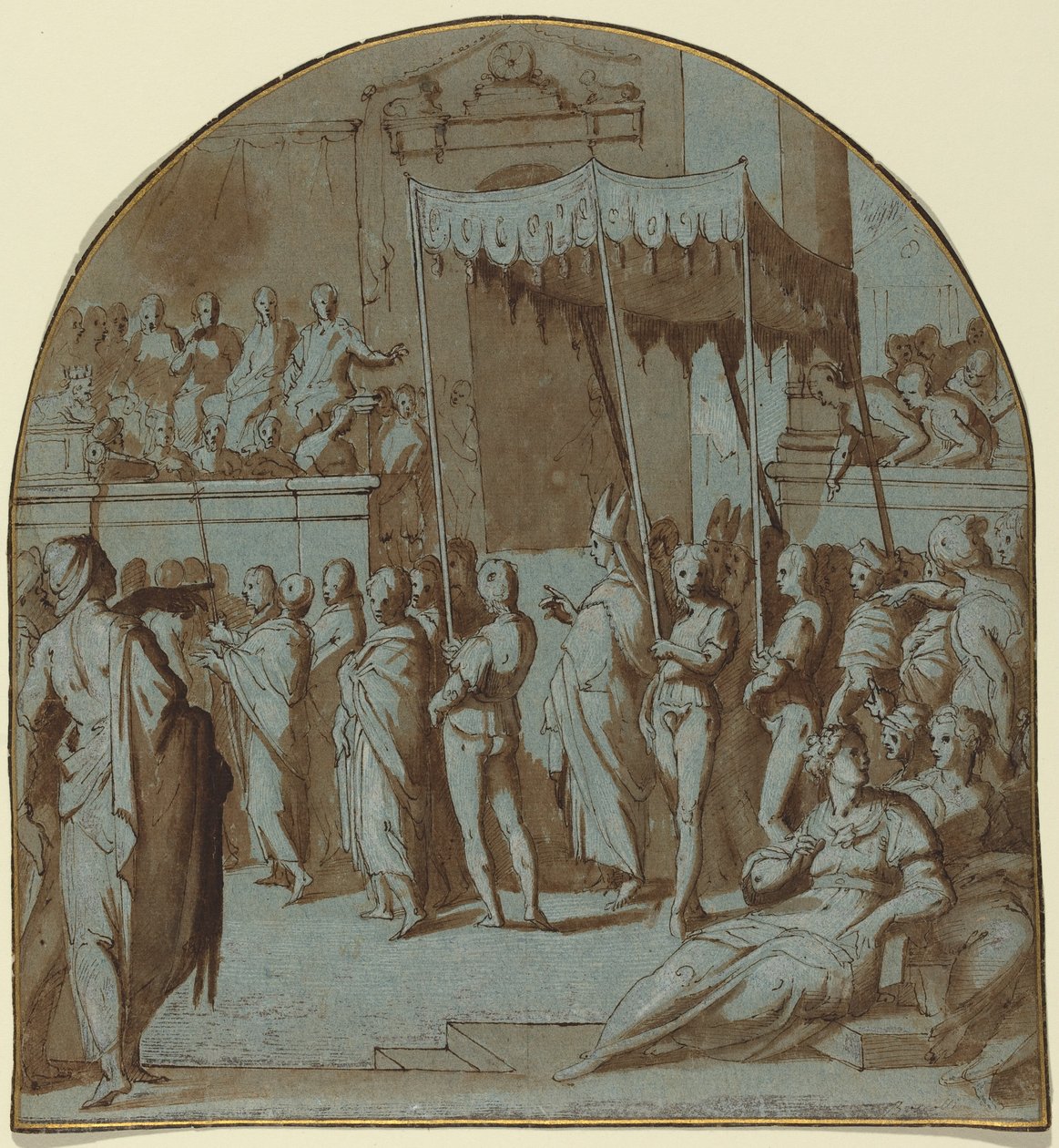 Szent Antoninus belépése Firenzébe alkotó: Giovanni Balducci