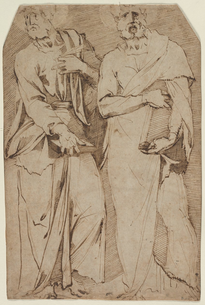 Két állószent, 1563-1572. alkotó: Giovanni Bandini