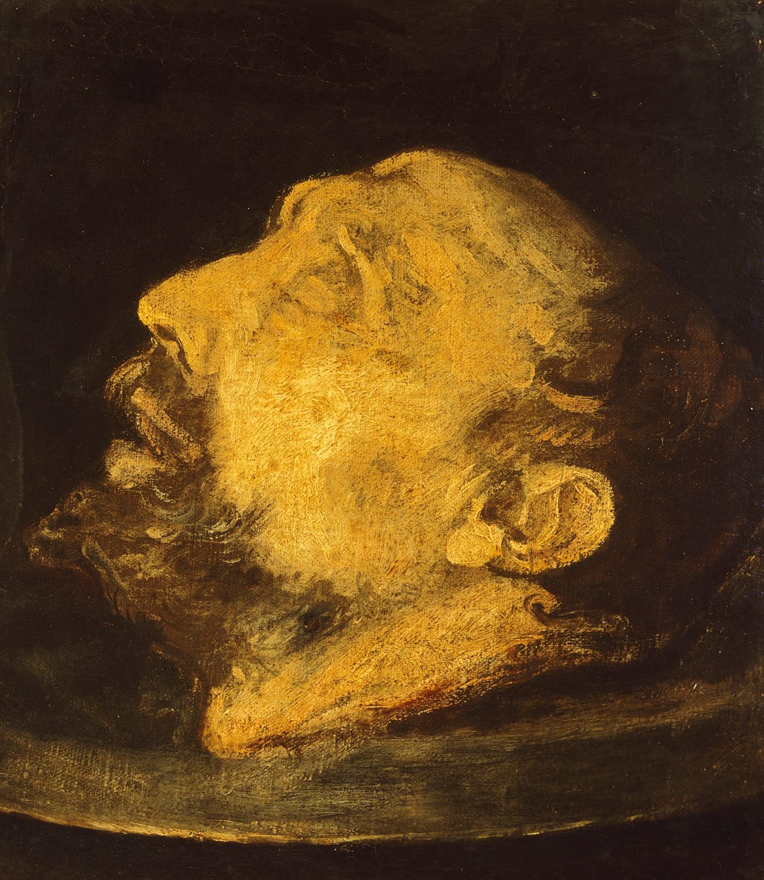 Keresztelő Szent János feje egy fennsíkon alkotó: Giovanni Battista (1567 1633) Crespi