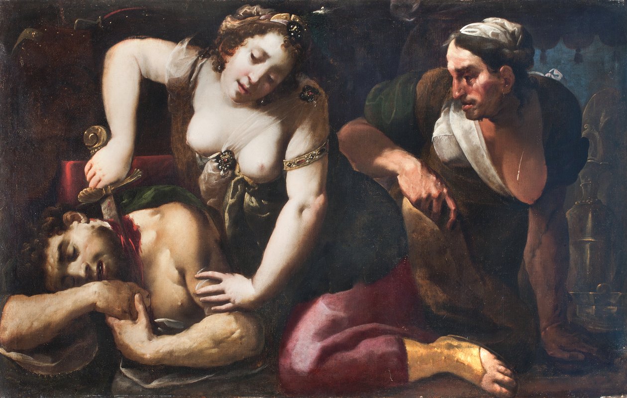 Judit lefejezi Holofernészt alkotó: Giovanni Battista (1567 1633) Crespi