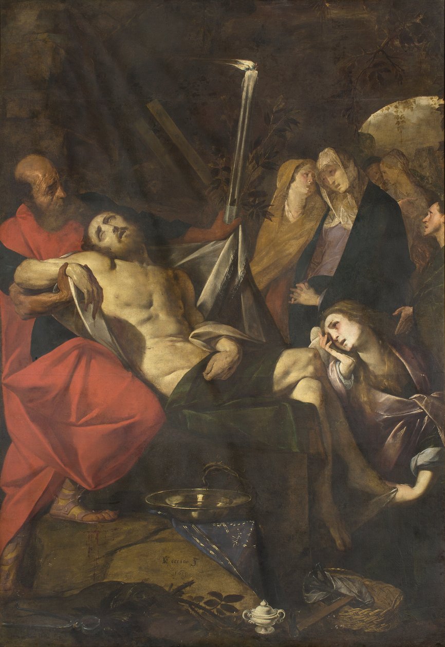Krisztus siralma alkotó: Giovanni Battista  Crespi