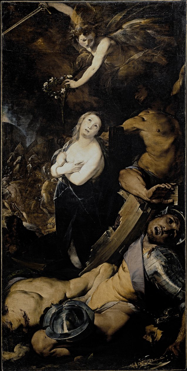 Szent Katalin vértanúsága Cerano festmény (Giovan Battista Crespi) (1567 / 8-1632) Milánó, Santa Maria presso San Celso Olaszország alkotó: Giovanni Battista  Crespi