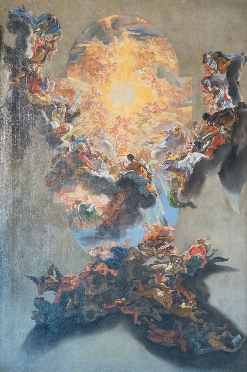 Jézus nevének diadala alkotó: Giovanni Battista (1639 1709) Gaulli