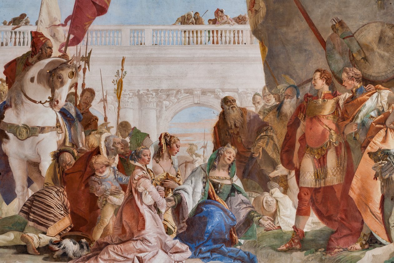 Nagy Sándor kontinencia (részlet) alkotó: Giovanni Battista Tiepolo