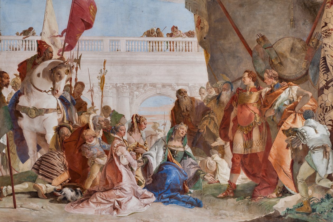 Nagy Sándor kontinencia (részlet) alkotó: Giovanni Battista Tiepolo