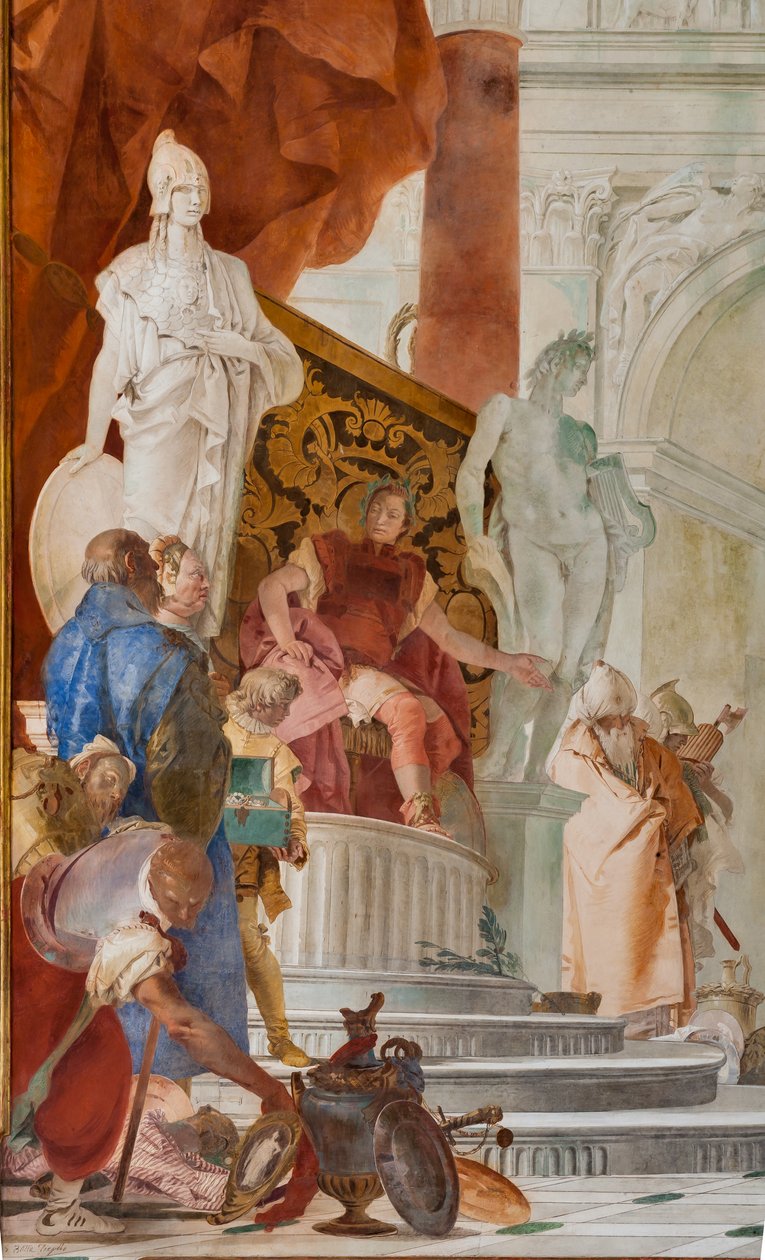 Scipio Africanus nagylelkűsége (részlet) alkotó: Giovanni Battista Tiepolo