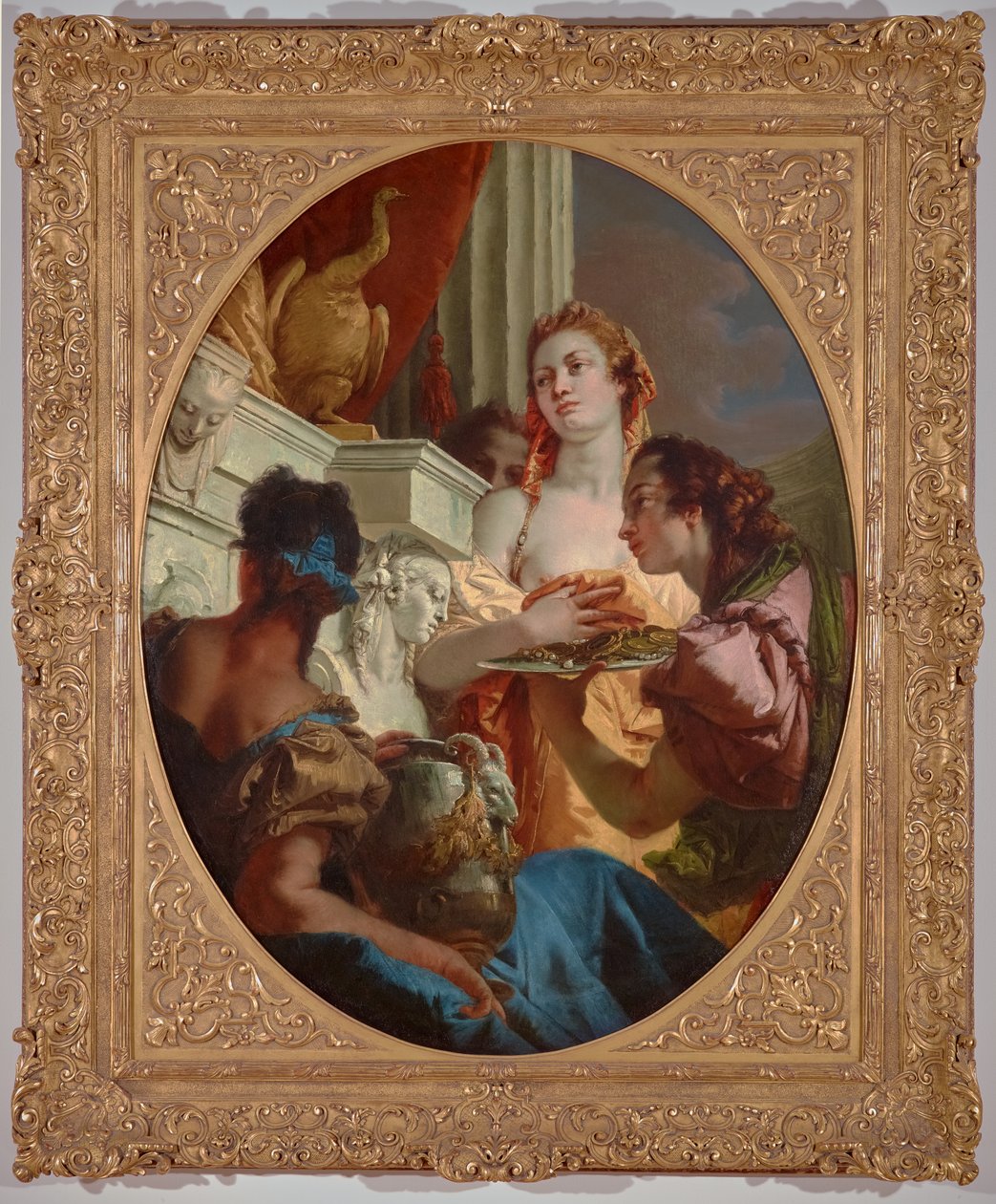 Római matrónák áldozatot mutatnak be Junónak 1745 (Olaj, vászon) alkotó: Giovanni Battista (1696 1770) Tiepolo