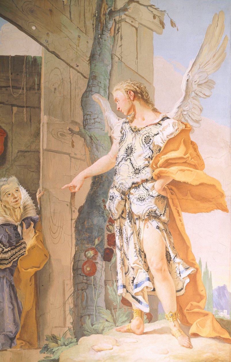 Sára és az angyal alkotó: Giovanni Battista (1696 1770) Tiepolo