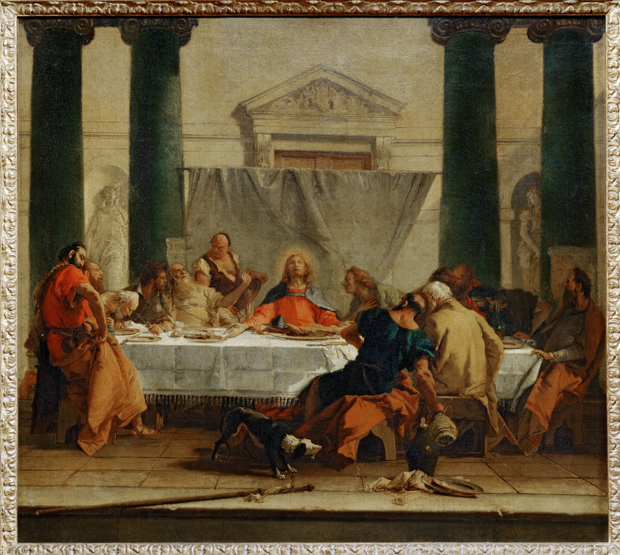 Az utolsó vacsora ... alkotó: Giovanni Battista (1696-1770) Tiepolo