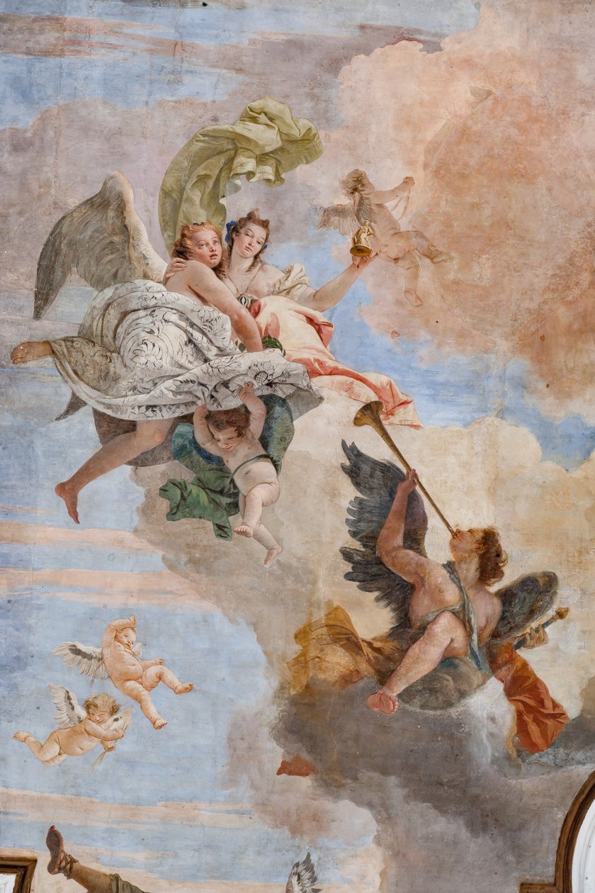 Az intelligencia fénye legyőzi a tudatlanság sötétségét (részlet) alkotó: Giovanni Battista Tiepolo