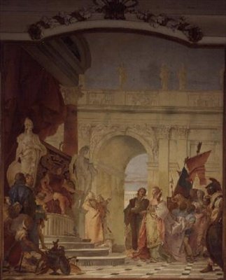 Scipio nagylelkűsége alkotó: Giovanni Battista Tiepolo