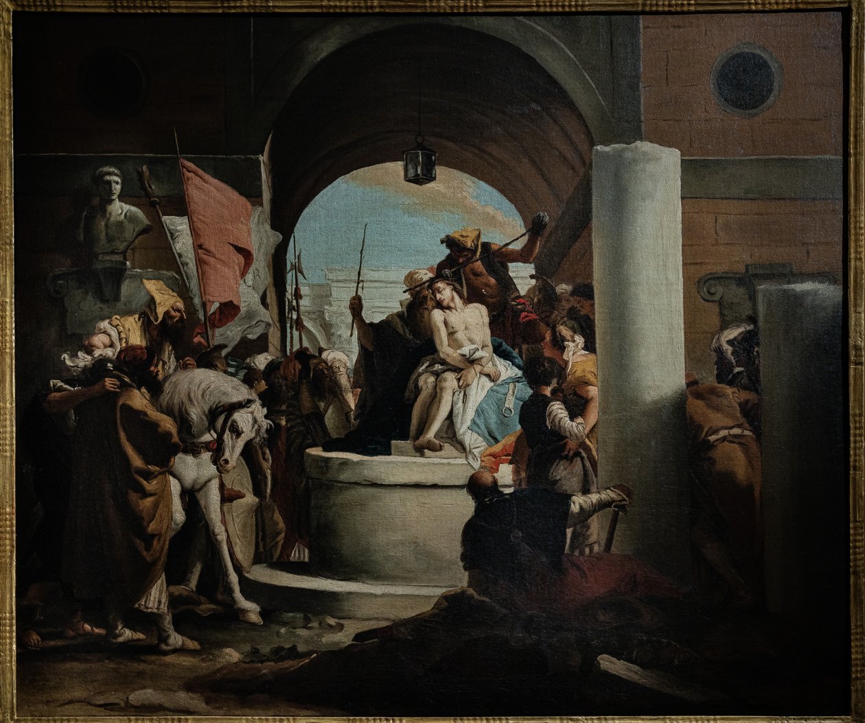 A töviskoronázás másolata, 18. század közepe (olaj, vászon) alkotó: Giovanni Battista (1696 1770) (workshop of) Tiepolo