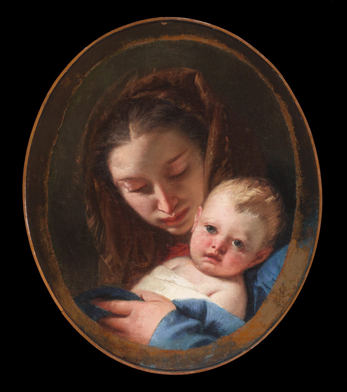 Madonna és gyermeke, 1730-45 körül (olaj, vászon) alkotó: Giovanni Battista (1696 1770) Tiepolo