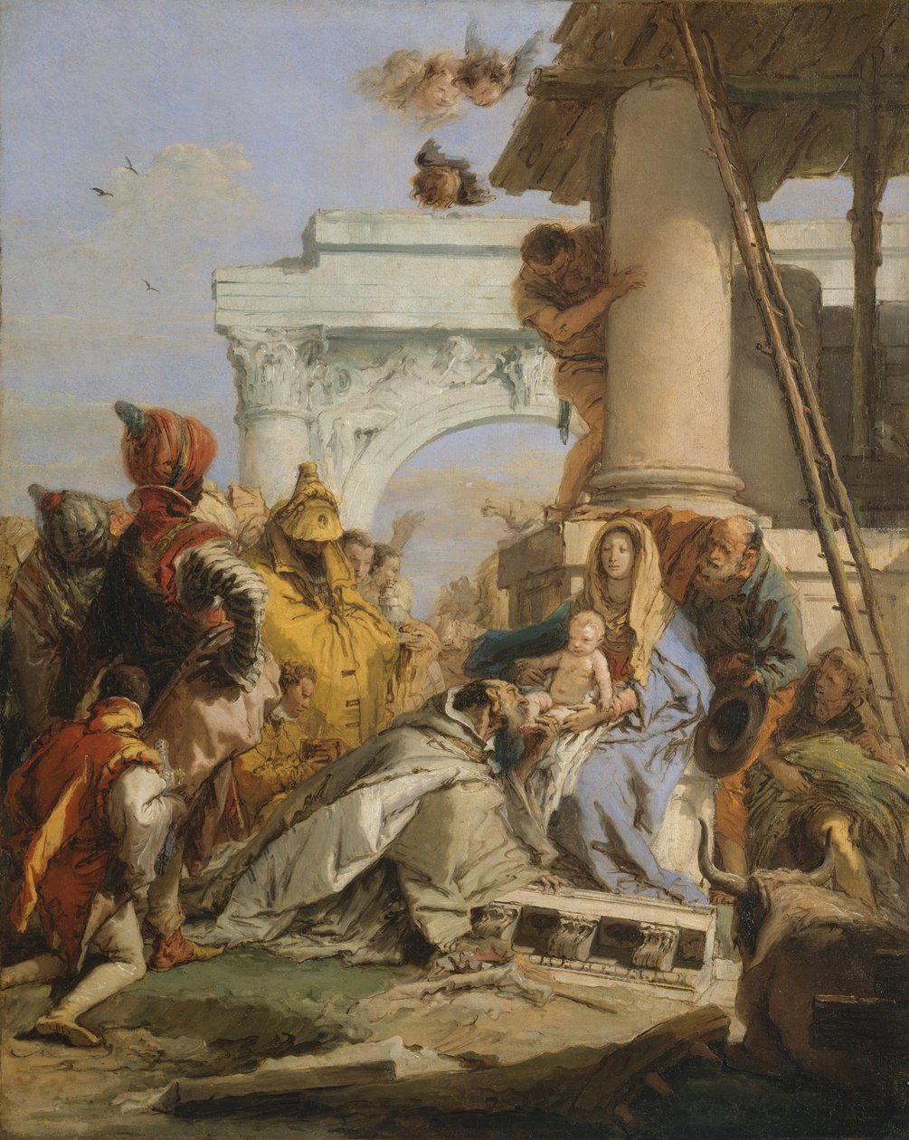 A mágusok imádása (olaj, vászon) alkotó: Giovanni Battista Tiepolo
