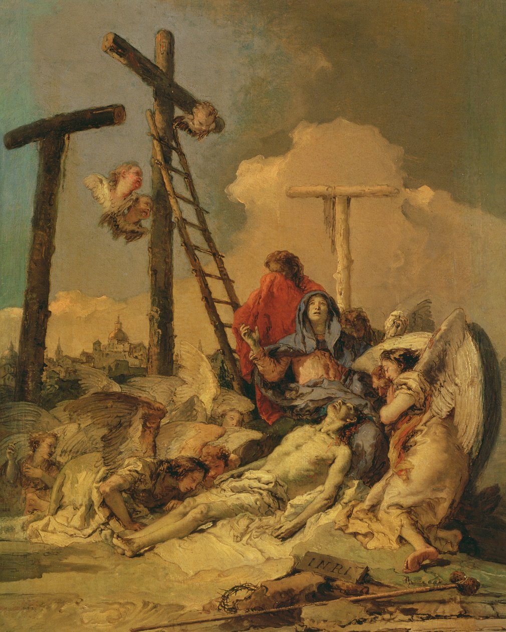 The Deposition (olaj, vászon) alkotó: Giovanni Battista Tiepolo