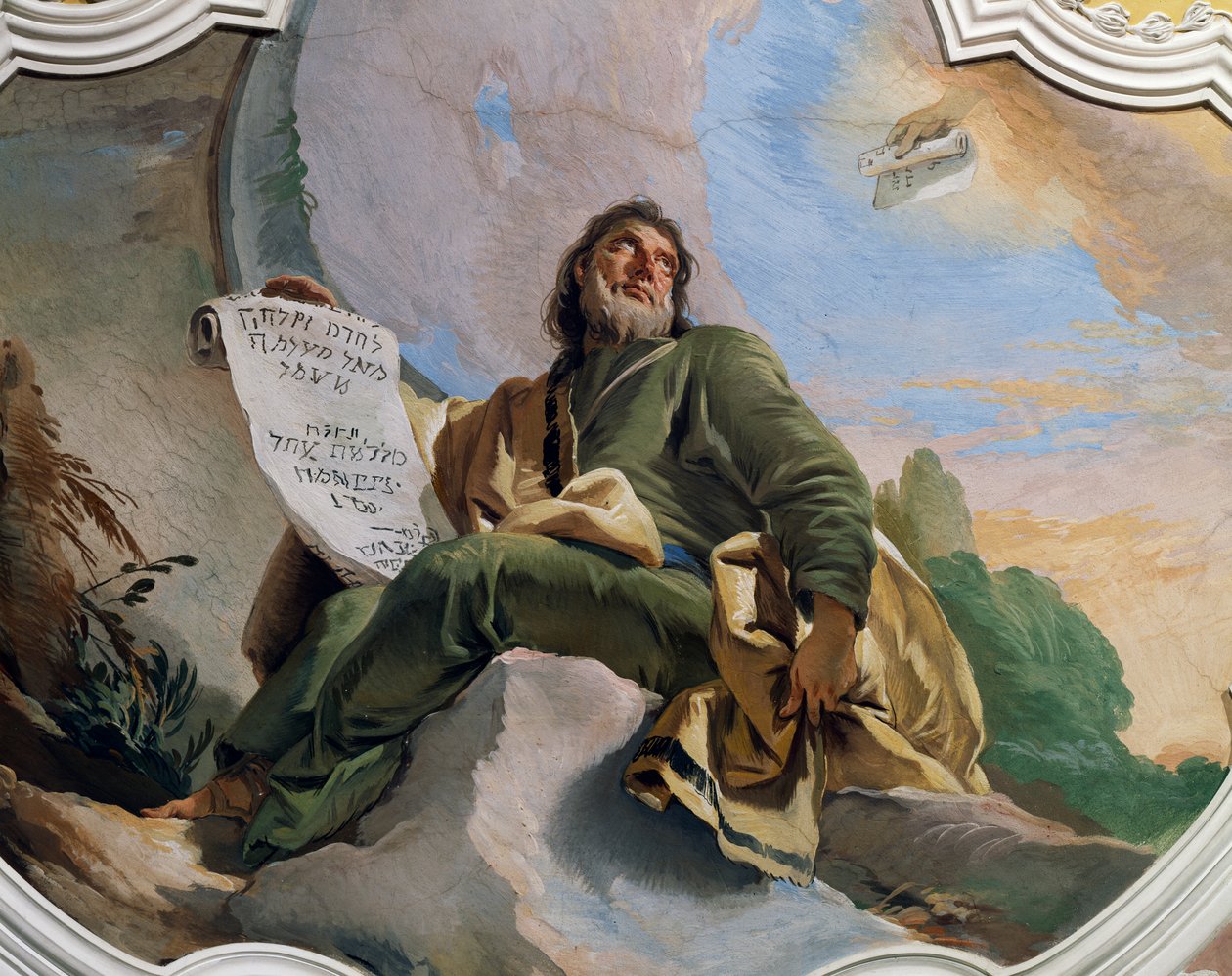 Ezékiel próféta, részlet alkotó: Giovanni Battista Tiepolo