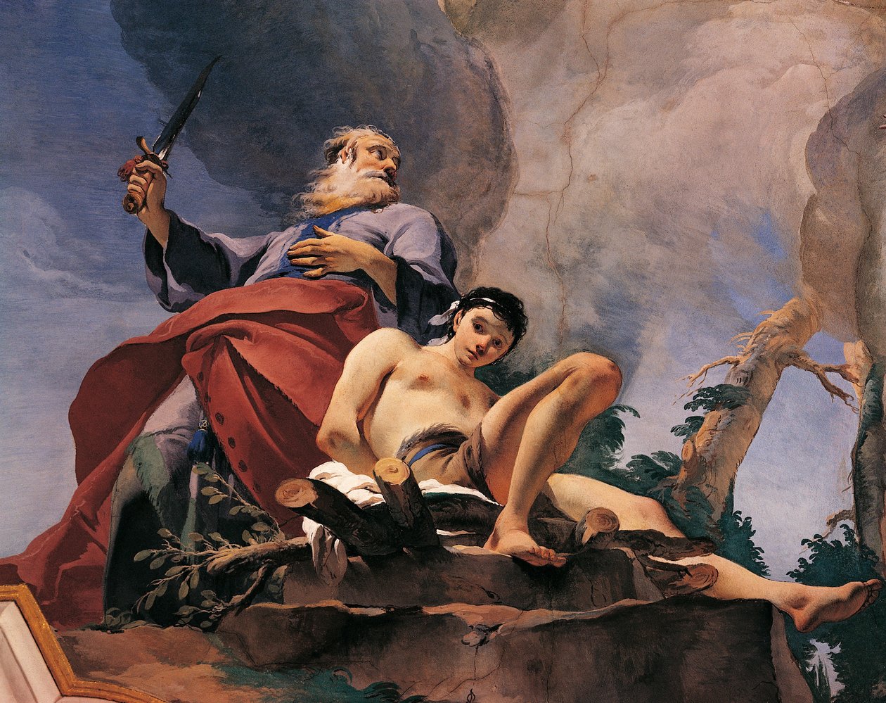 Izsák áldozata alkotó: Giovanni Battista Tiepolo