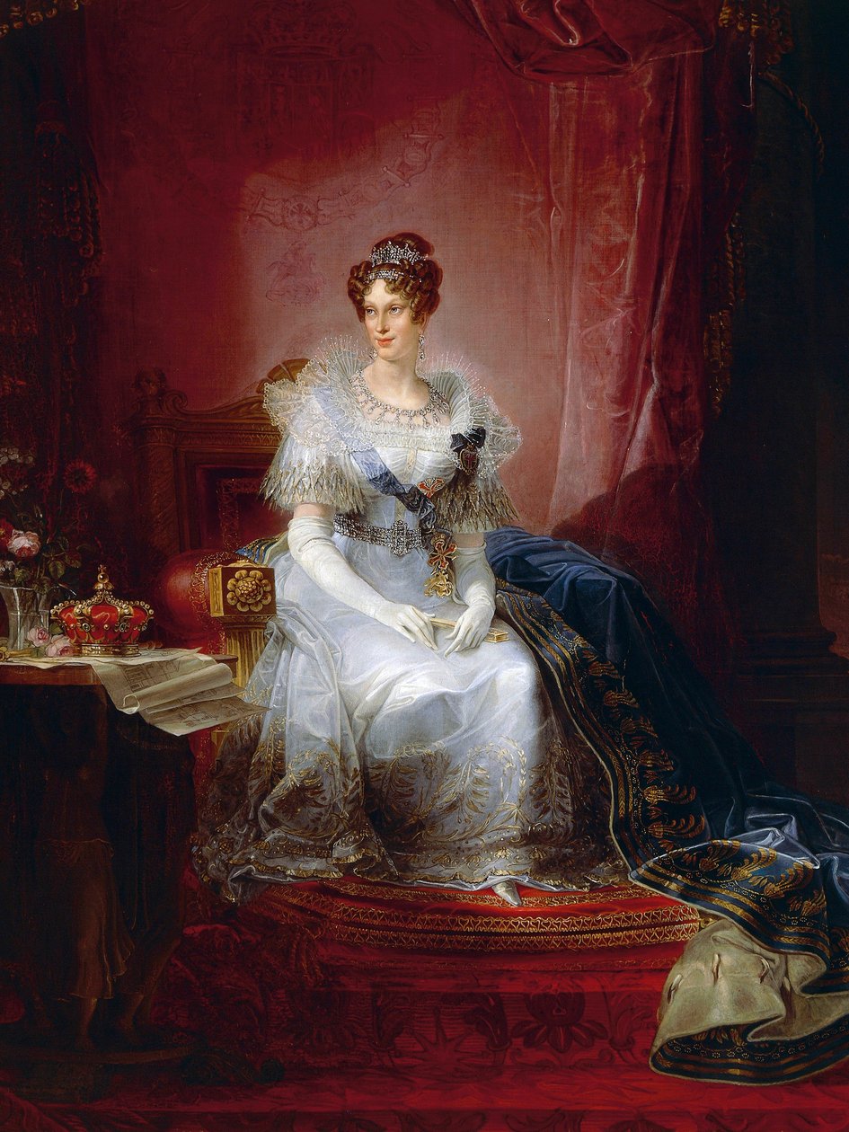 Marie Louise pármai hercegnő portréja (Bécs alkotó: Giovanni Battista Borghesi