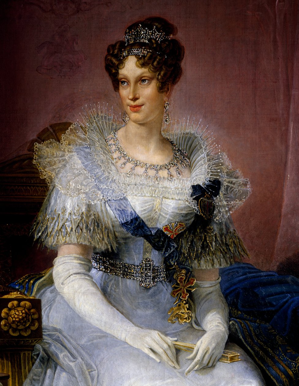 Marie Louise pármai hercegnő portréja (Bécs alkotó: Giovanni Battista Borghesi