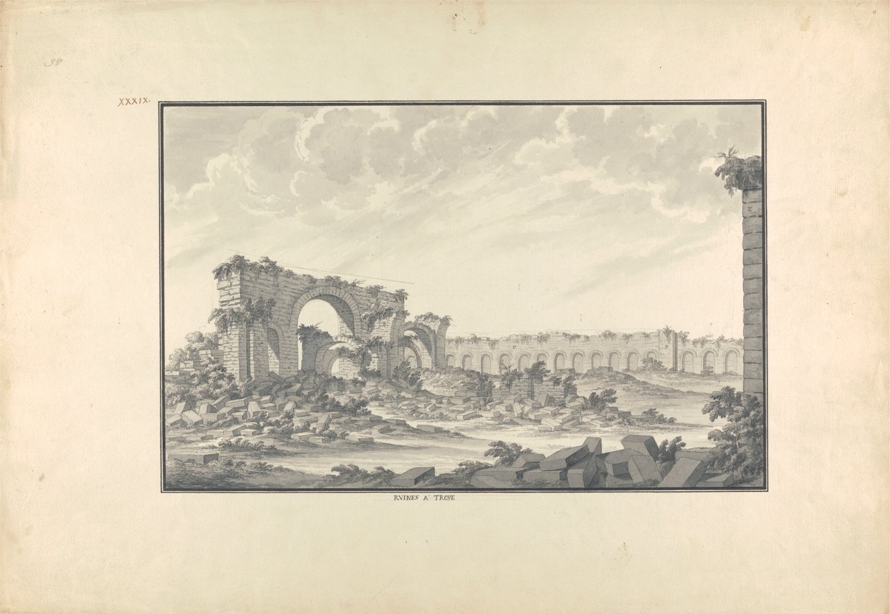 Romok Troye-ban alkotó: Giovanni Battista Borra