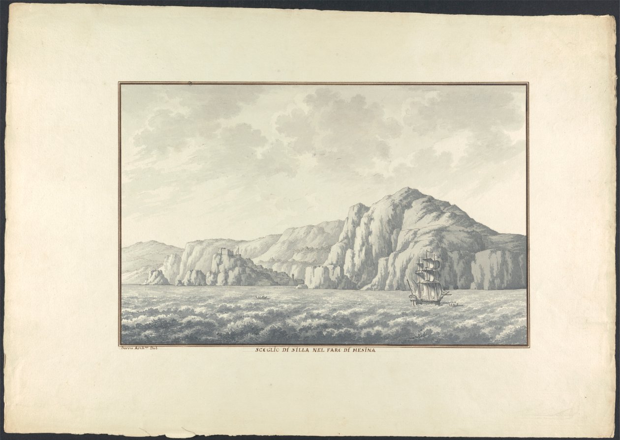 Scoglio di Silla a mesinai világítótoronyban alkotó: Giovanni Battista Borra